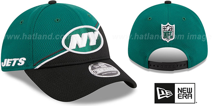 Jets 'DASHMARK SIDELINE SNAPBACK' Green-Black Hat by New Era