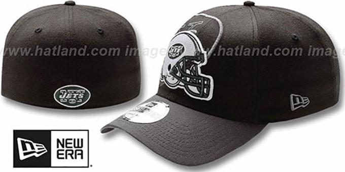 Jets 'NFL BLACK-CLASSIC FLEX' Hat by New Era