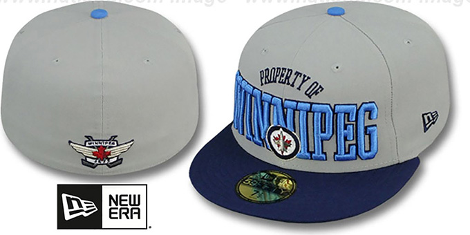 Jets 'TEAM-PRIDE' Grey-Navy Fitted Hat by New Era