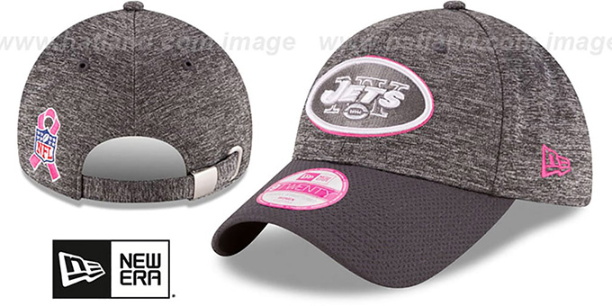 Jets 'WOMENS 2016 BCA STRAPBACK' Grey-Grey Hat by New Era