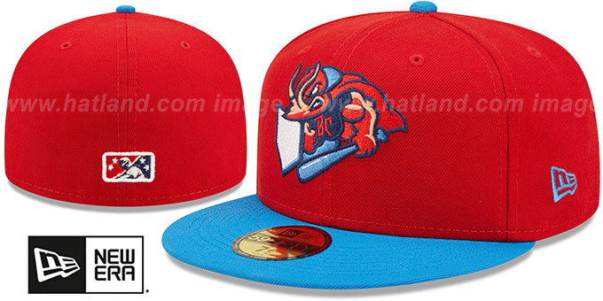 Jumbo Shrimp 'THEME NIGHT' Red-Blue Fitted Hat by New Era