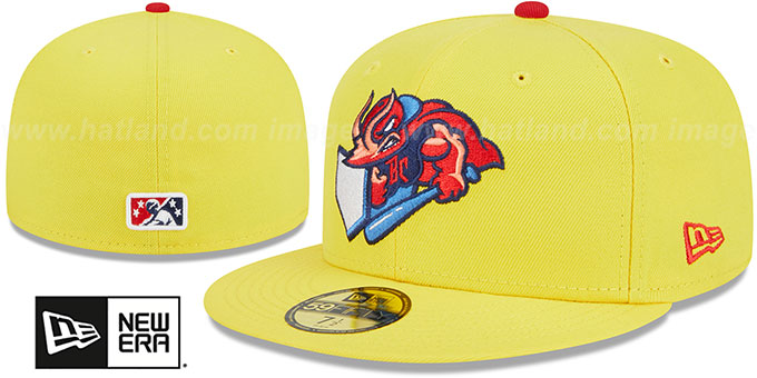 Jumbo Shrimp 'THEME NIGHT' Yellow Fitted Hat by New Era