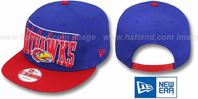 Kansas 'LE-ARCH SNAPBACK' Royal-Red Hat by New Era