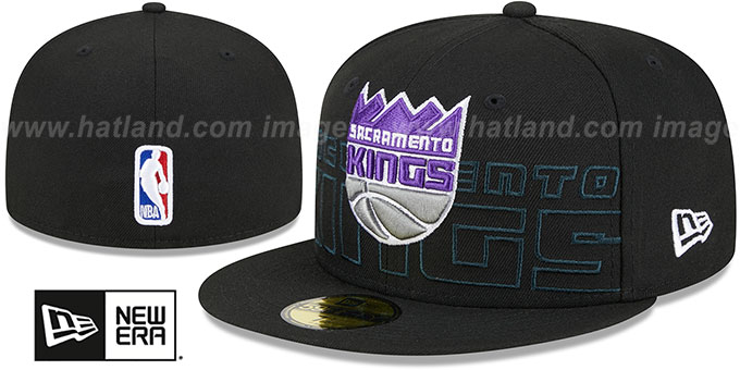 Kings 2023 'NBA DRAFT' Black Fitted Hat by New Era