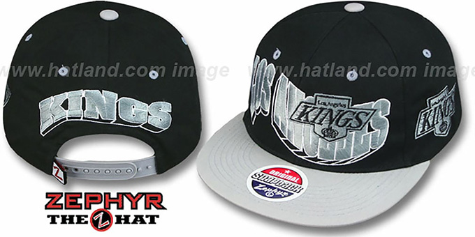 Kings '2T FLASHBACK SNAPBACK' Black-Grey Hat by Zephyr