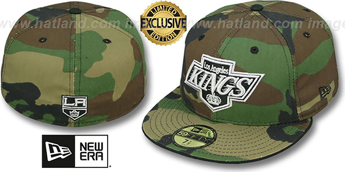 Kings 'ARMY CAMO' Fitted Hat by New Era