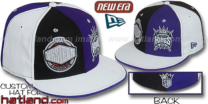 Kings CONFERENCE 'DOUBLE WHAMMY' Fitted Hat by New Era