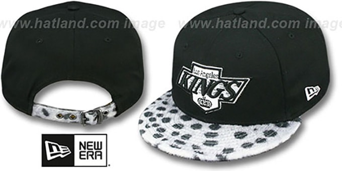 Kings 'DALMATION ANIMALISTIC-FUR VIZA STRAPBACK' Hat by New Era