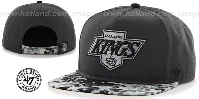 Kings 'DRYTOP STRAPBACK' Grey Hat by Twins 47 Brand