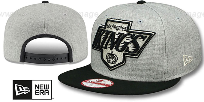 Kings 'LOGO GRAND SNAPBACK' Grey-Black Hat by New Era