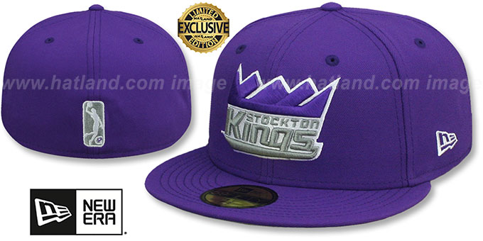 Kings 'NBA G-LEAGUE' Purple Fitted Hat by New Era