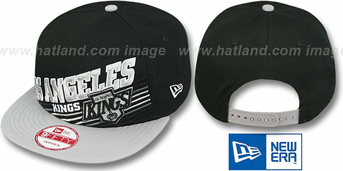 Kings 'STILL ANGLIN SNAPBACK' Black-Grey Hat by New Era