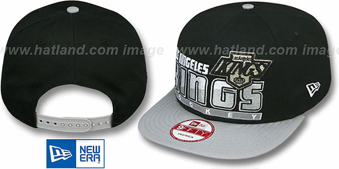 Kings 'VINTAGE SLICE-N-DICE SNAPBACK' Black-Grey Hat by New Era