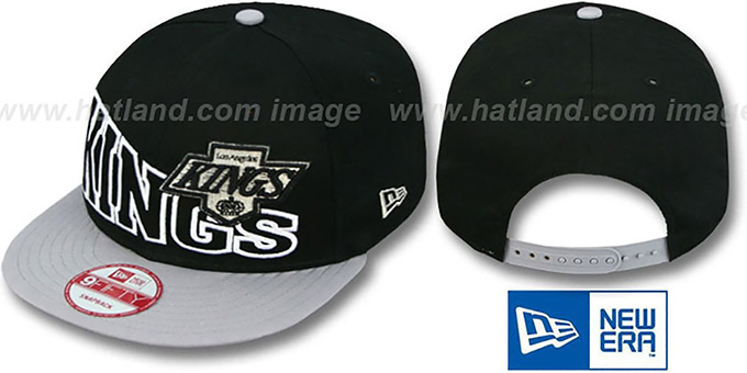 Kings 'VINTAGE STOKED SNAPBACK' Black-Grey Hat by New Era