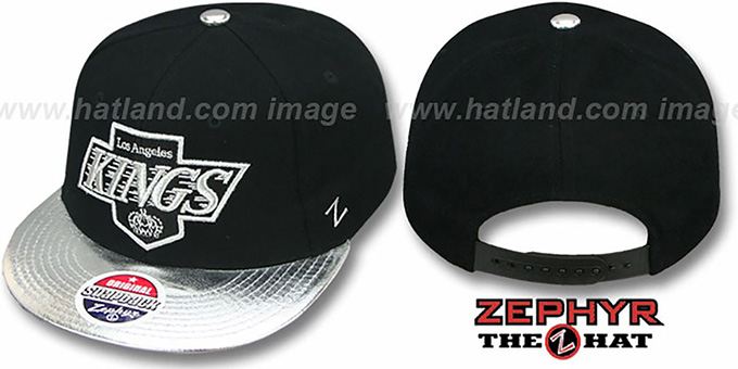 Kings 'ZENITH SNAPBACK' Black-Silver Hat by Zephyr