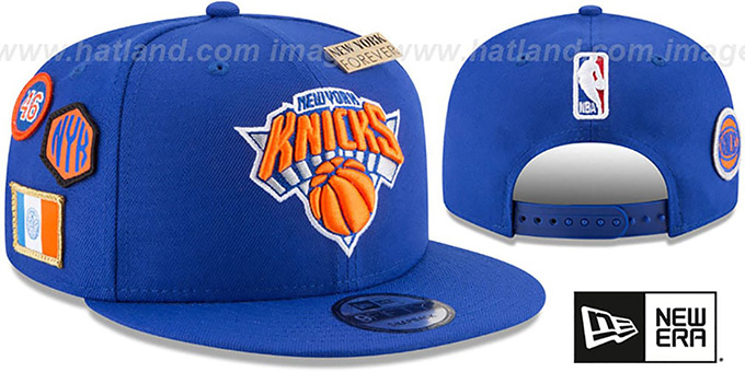 Knicks '2018 NBA DRAFT SNAPBACK' Royal Hat by New Era