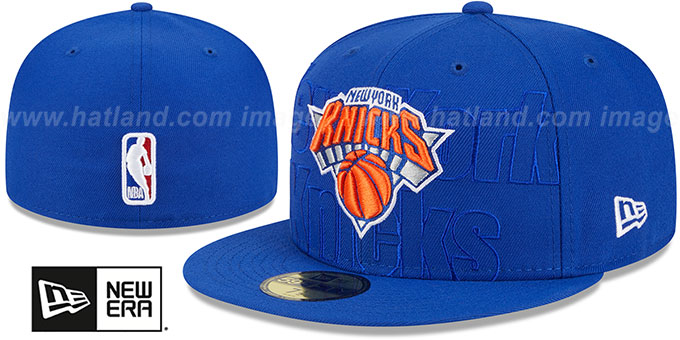 Knicks 2023 'NBA DRAFT' Royal Fitted Hat by New Era