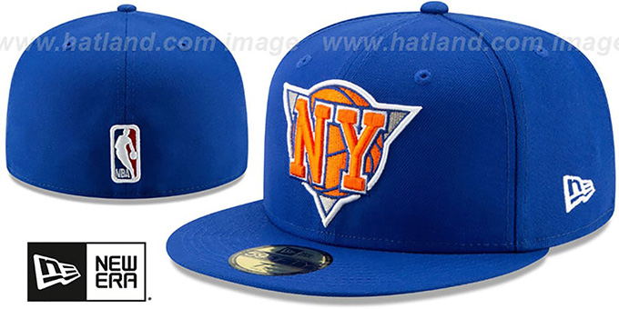 Knicks 'DECEPTORED' Royal Fitted Hat by New Era