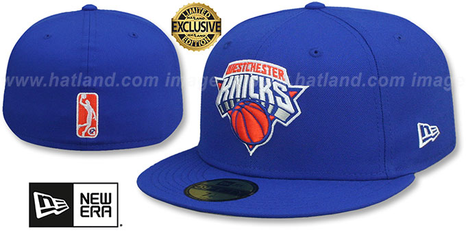 Knicks 'NBA G-LEAGUE' Royal Fitted Hat by New Era