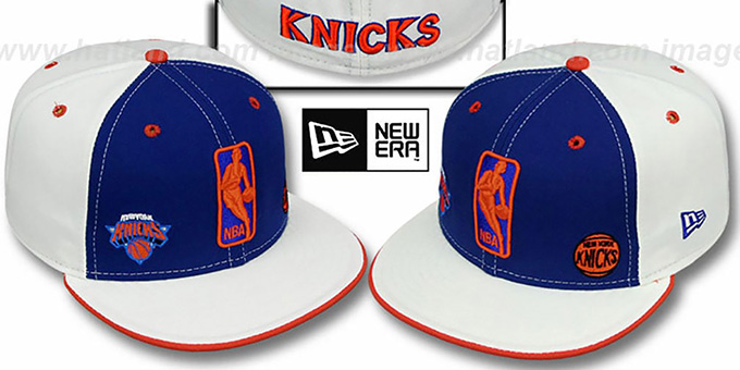 Knicks 'TRIPLE THREAT' Royal-White Fitted Hat by New Era