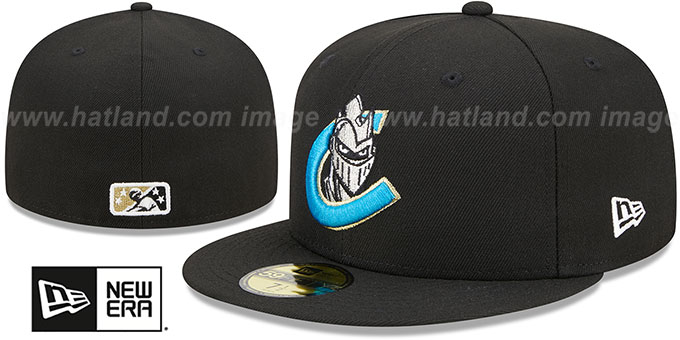 Knights 'MILB MARVEL DEFENDERS' Black Fitted Hat by New Era