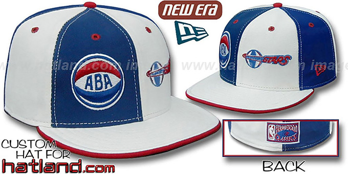 LA Stars 'ABA DOUBLE WHAMMY' Royal-White Fitted Hat