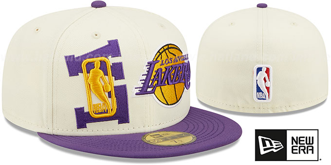 Lakers '2022 NBA DOUBLE WHAMMY DRAFT' Fitted Hat by New Era