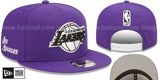 Lakers '22-23 ALTERNATE CITY-EDITION SNAPBACK' Hat by New Era