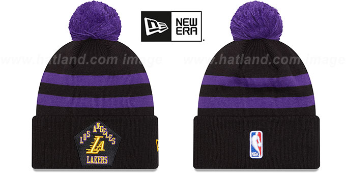 Lakers '23-24 CITY-EDITION' Knit Beanie Hat by New Era