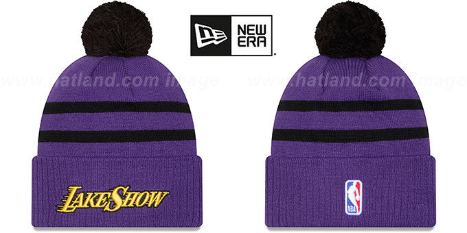 Lakers 24-25 'CITY-EDITION' Knit Beanie Hat by New Era