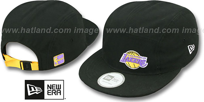 Lakers 'FLAWLESS CAMPER STRAPBACK' Black Hat by New Era