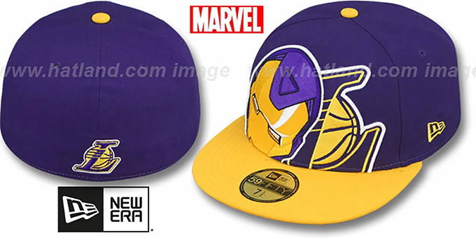 Lakers 'HERO-HCL' Purple-Gold Fitted Hat by New Era