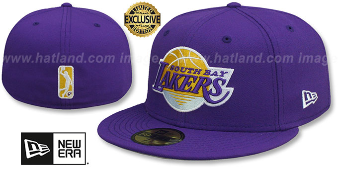 South Bay Lakers NBA G-LEAGUE Purple Fitted Hat by New Era