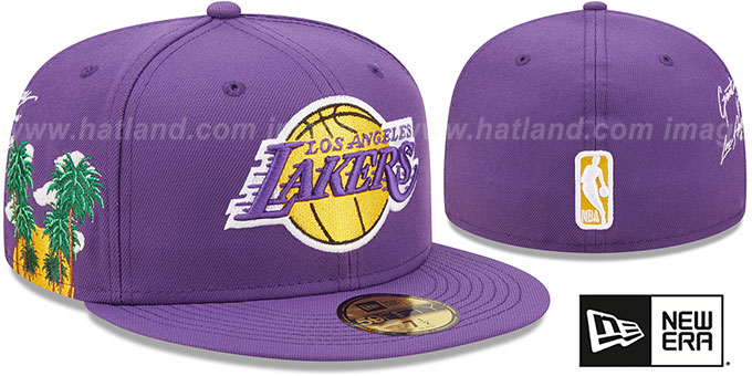 Lakers 'SIDE-CITY ICON' Purple Hat by New Era