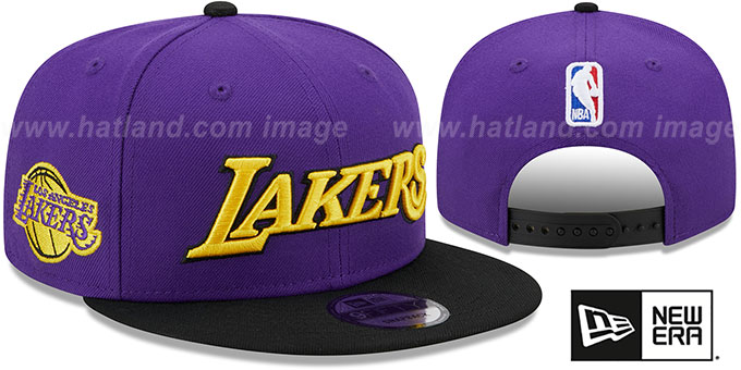 Lakers 'STATEMENT SNAPBACK' Purple-Black Hat by New Era