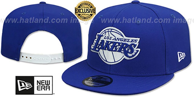 Lakers 'TEAM-BASIC SNAPBACK' Royal-White Hat by New Era