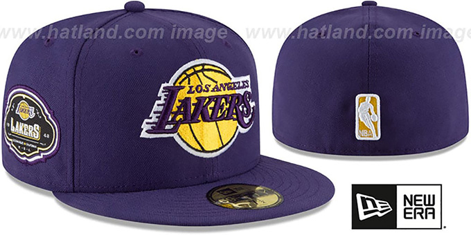 Lakers 'TEAM-SUPERB' Purple Fitted Hat by New Era