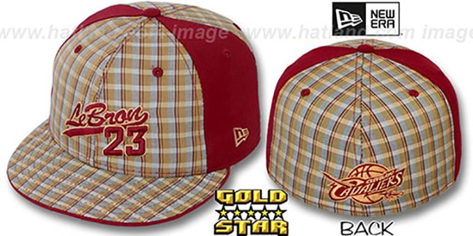 Lebron James 'SUPA STAR PLAID' Fitted Hat by New Era