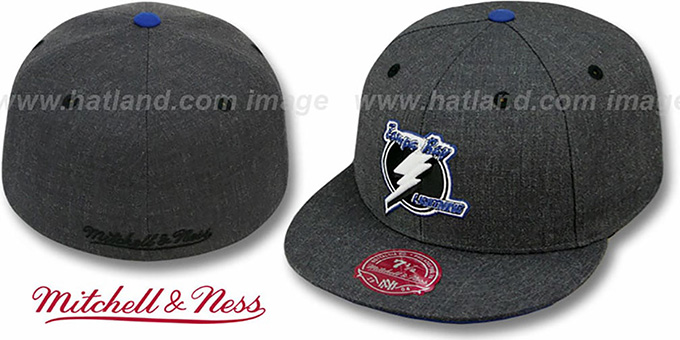 Lightning 'GREY HEDGEHOG' Fitted Hat by Mitchell and Ness