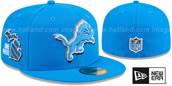 Lions 2024 'NFL DRAFT' Blue Fitted Hat by New Era