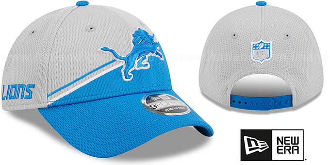 Lions 'DASHMARK SIDELINE SNAPBACK' Grey-Blue Hat by New Era