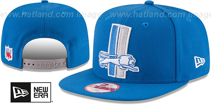 Lions 'RETRO-BASIC SNAPBACK' Blue Hat by New Era