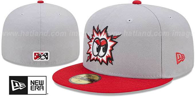 Lookouts 'MILB MARVEL DEFENDERS' Grey-Red Fitted Hat by New Era