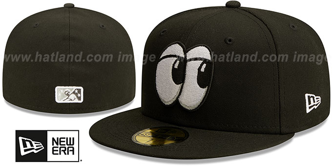 Lookouts 'MILB ONFIELD ALT 1' Black Fitted Hat by New Era