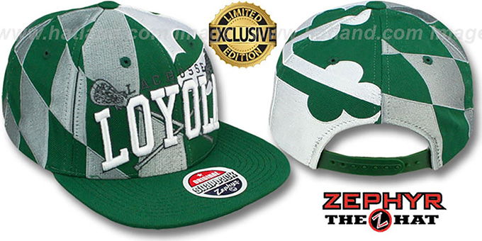 Loyola 'LACROSSE SUPER-FLAG SNAPBACK' Hat by Zephyr