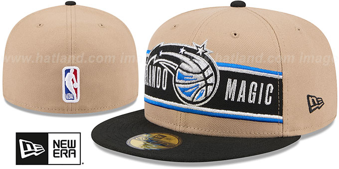 Magic '2024 NBA DRAFT' Camel-Black Fitted Hat by New Era