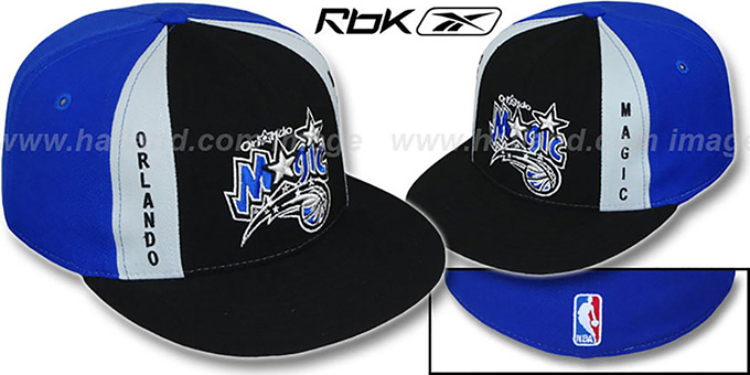 Magic 'AJD PINWHEEL' Black-Royal Fitted Hat by Reebok