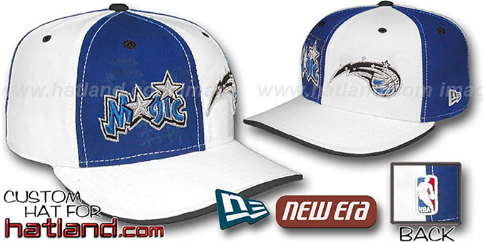 Magic 'DOUBLE WHAMMY' Royal-White Fitted Hat