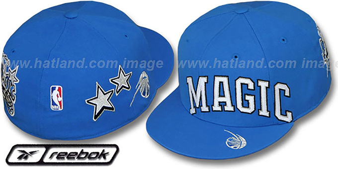 Magic 'ELEMENTS' Fitted Hat by Reebok - royal