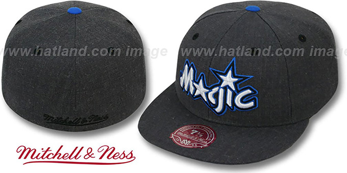 Magic 'GREY HEDGEHOG' Fitted Hat by Mitchell and Ness